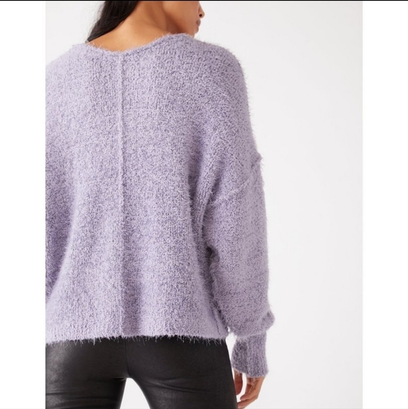 Free People Icing V Pullover Sweater - Picture 9 of 11